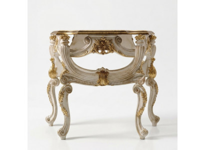 Couchtisch Dësch Niewendësch Wunnzëmmertëscht Holz Royal Niewendësch Barock Dëscher