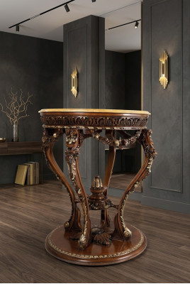 Iessdësch antik Stil Massivholz Miwwelen Italienesch Iessdëscher Dësch Holz Dëscher