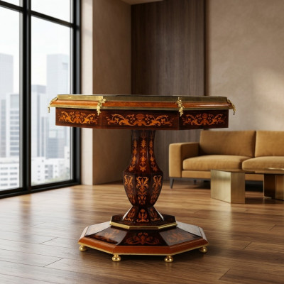 Dësch Wunnzëmmer Couchtischen Kaffisdësch Holz Niewendësch Holz Niewendësch
