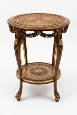 Holz Dësch Cocktaildësch Bäidësch Dësch Salondësch Dëscher Barock Nei