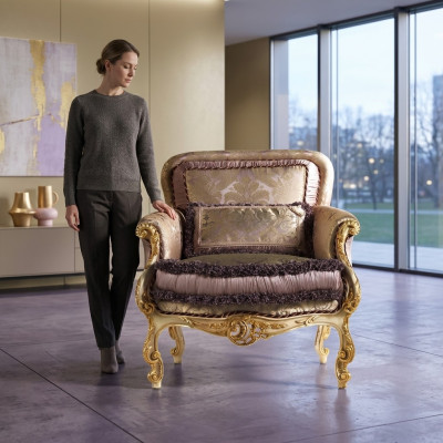 Iesszëmmer Lehnstuhl Polsterstull Luxus Fauteuil Stull Still Aarbechtszëmmer Miwwelen