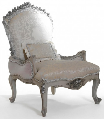 Luxus Still Polster Troun Barock Rokoko Massivholz Italienesch Miwwelen Einsëtzer