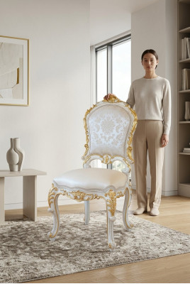 Design Wohnzimmer Still Iess Zëmmer Still Textil Stoff Polster Lehnstill Barock