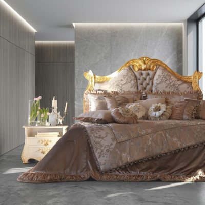 Luxuriéist Chesterfield-Stil Kappdeel fir Äert Bett