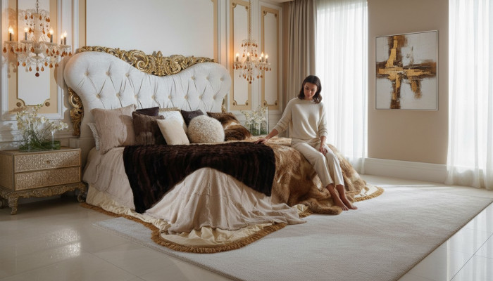 Chesterfield Bett Kappenneten Better Polster Hotel Miwwelen Ariichtung Italienesch