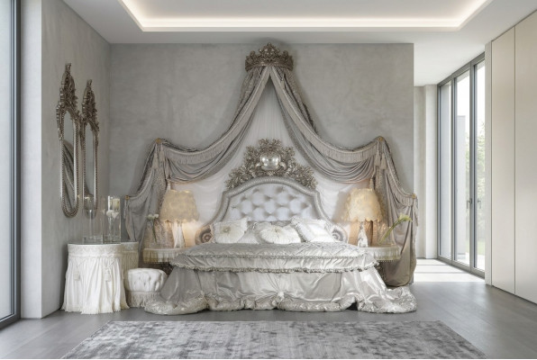 Chesterfield Bett Sëlwer Luxus Schlofzëmmer Better Italienesch Miwwel Design Nei