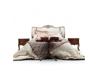 Klassescht Bett Duebelbett Chesterfield Luxus Miwwelen Italienesch Ariichtung