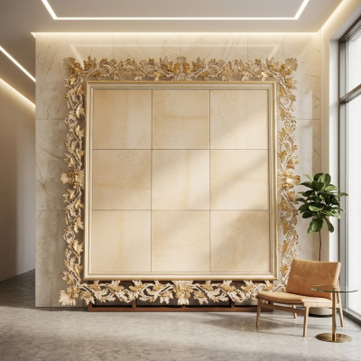 Bicherschaf Vitrin Schaf Regal Wandpaneel Holz Büroarchiv Schief Italien