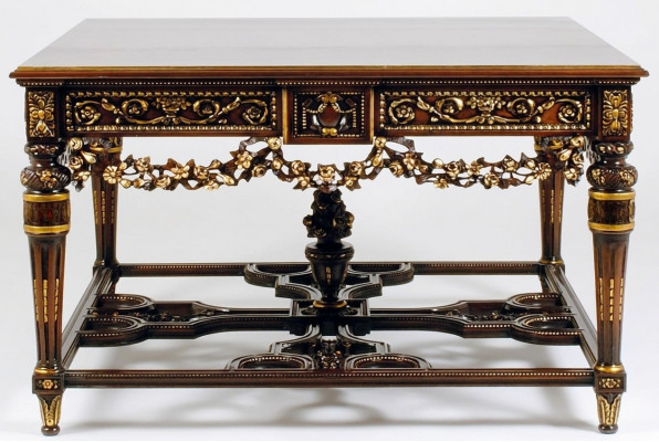 Design Schreifdësch Luxus Dësch Büro Ariichtung Italienesch Stil Miwwelen Dëscher
