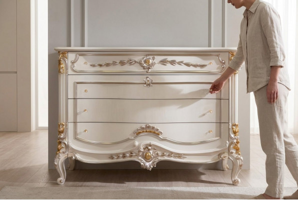 Kommode Wunnzëmmer Kommoden Tiräng Holz Sideboard Schrack Schräiner Massiv