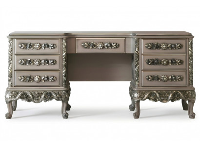 Konsolendësch Konsolendëscher Miwwelen Konsolen Kommode Sideboard Holz Faarf Sëlwer