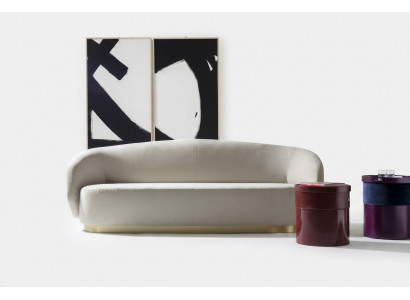 Sofa Dräisëtzer Design Luxus Miwwelen Holz wäiss Design Miwwelen aus Italien Klassiker
