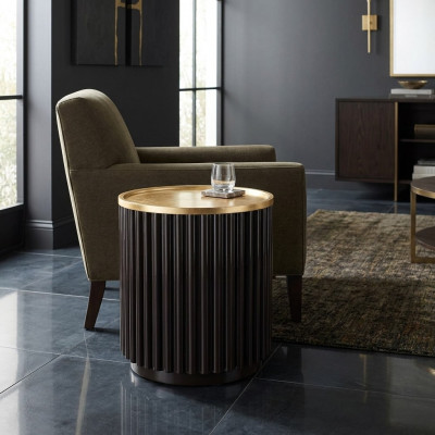 Couchtisch Niewentafel Dësch Sofa Dëscher Edelstahl Ronn Italienesch Miwwelen Nei
