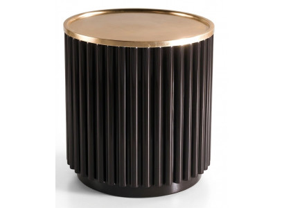 Couchtisch Niewentafel Dësch Sofa Dëscher Edelstahl Ronn Italienesch Miwwelen Nei