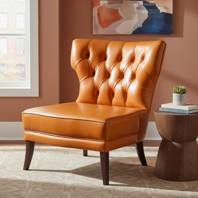 Chesterfield Lieder Fotel Polstersëtz Luxus Miwwelen Canapé Couch Büro Still Nei