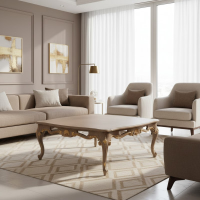 Couchtisch Wunnzëmmer Design italieneschen Dësch Holz Iesszëmmer Miwwelen Dëscher Neit