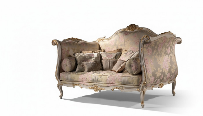 Designer Canapé Miwwelen Sofas 4 Sëtzer Véiersëtzer Polster Canapé Stoff Polster Miwwelen