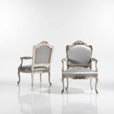 Stull Design Massivholz Armleefstelzen Luxus Fotel Iesszëmmer Wunnzëmmer Büro Miwwel