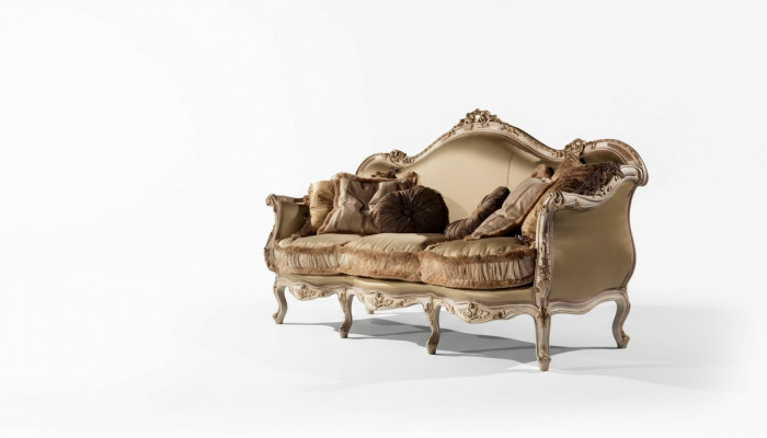 3-Sëtz Sofa Wunnzëmmer Canapé Miwwel Holz Senator Polster Miwwel Sofa Miwwel Stull