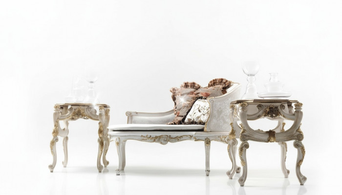 Niewentdësch, Dësch, Couchdësch, Wunnzëmmderdësch, Holz, Royal Niewent, Barock Dëscher