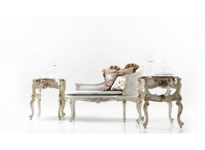 Niewentdësch, Dësch, Couchdësch, Wunnzëmmderdësch, Holz, Royal Niewent, Barock Dëscher