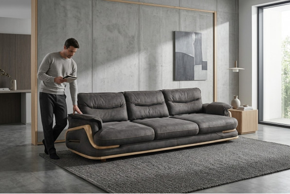 Sofa Canapé Polster Dräisëtzer Canapéen Luxus Miwwelen Italieneschen Design 3er Sofae