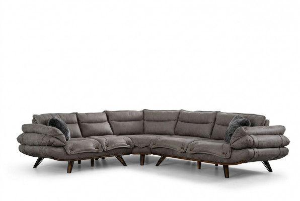 Ecksofa L Form Sofa Canapé Polster Sofas Wohnlandschaft Stoffsofa Eckcouch Textil