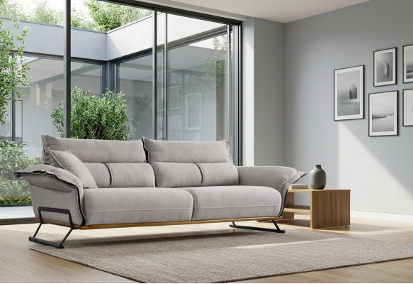 Sofa 3 Sëtzer Sëtz Modern Design Couchë Polster Eensëtzer Relax Dräisëtzer Nei