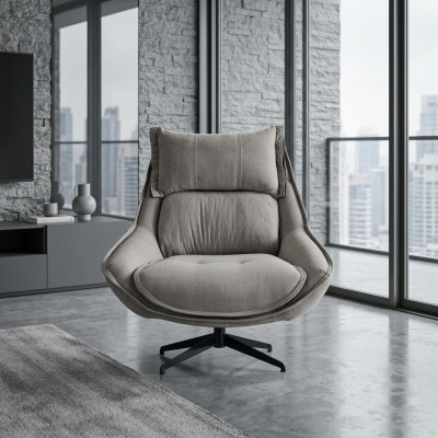 Drehbare Sëtz Luxus Oueresëtz Loft Miwwelen Design Stull Einsitzer Canapé Couch