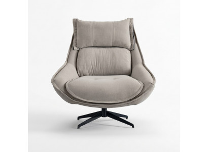 Drehbare Sëtz Luxus Oueresëtz Loft Miwwelen Design Stull Einsitzer Canapé Couch