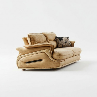 3-Sëtzer Sofa Luxus Miwwelen Wunnzëmmer Klassesch Dräisëtzer Design Italienesch