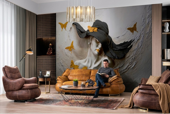 Sofagarnitur 3+1+1 Sëtzerset Design Sofa Gepolstert Couchen Modern 3 Deeler