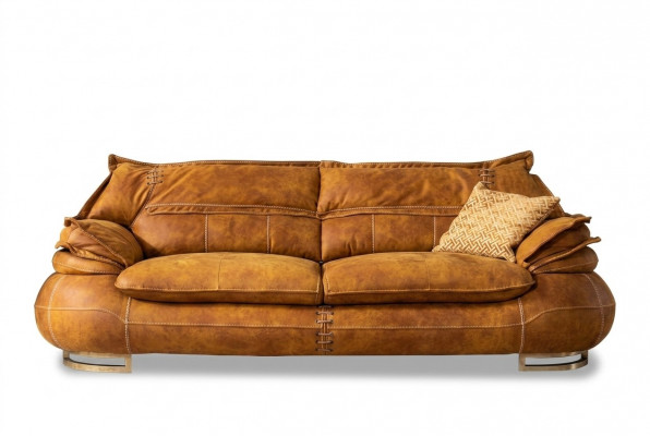 Dräisëtzer Luxus 3 Plaz Sofa Polster Klassesch Sëtz Sofen Wunnzëmmer Miwwelen