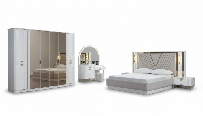 Modernt Schlofzëmmer-Set am wonnerschéineuropäeschen Design