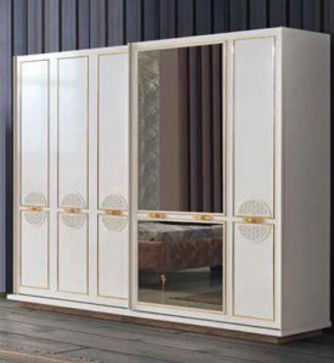 Exklusivt 5-Deeler Luxus-Schlofkummer-Set a Premium-Qualitéit