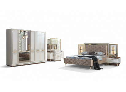 Exklusivt 5-Deeler Luxus-Schlofkummer-Set a Premium-Qualitéit