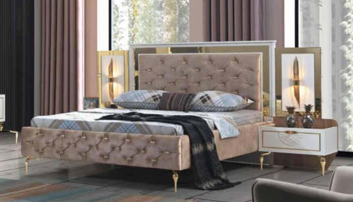 Chesterfield Bett Polster Design Luxus Duebel Hotel Italienesch