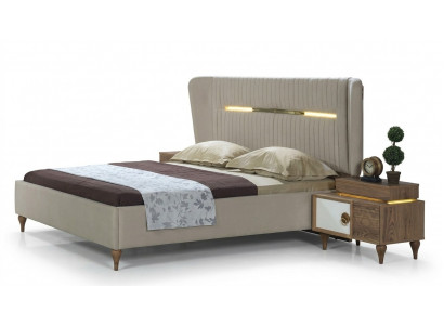 Nachttische Betten Holz Möbel Wohnzimmer Italienische Möbel Luxus Bett Konsolen