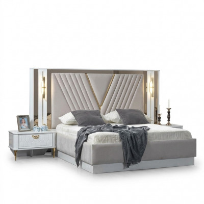Bett Duebelbett Better Miwwelen Ariichtung Schlofzëmmer Miwwel Design