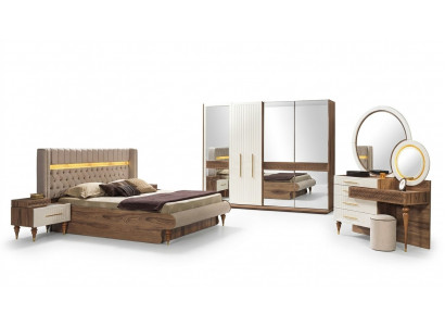 Stilvoll modern Schlofkummermiwwel-Set am luxuriéisen europäeschen Design