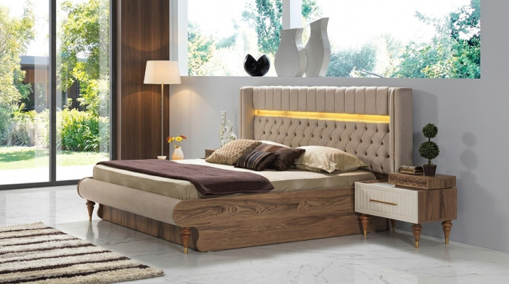 Bett Duebelbett Better Miwwelen Ariichtung Neit Schlofzëmmer Miwwelen Design