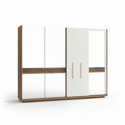 Kleederschaaf Schaf Luxus Holz Schief Mobilier Design Schlofzëmmer