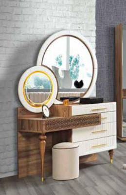 Make-up Dësch Coifferdësch Kosmetiksdësch Kommode Konsolen Dëscher