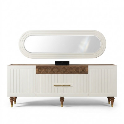 Kommodus Tiräng Holz Sideboard Spigel Massiv Kommoden Stuff