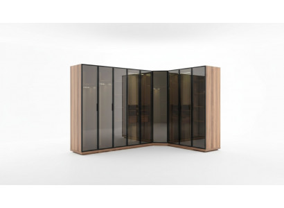 Begehbarer Schrank Elemente Glasschrank Durchsichtige Türen Schränke Loft Design