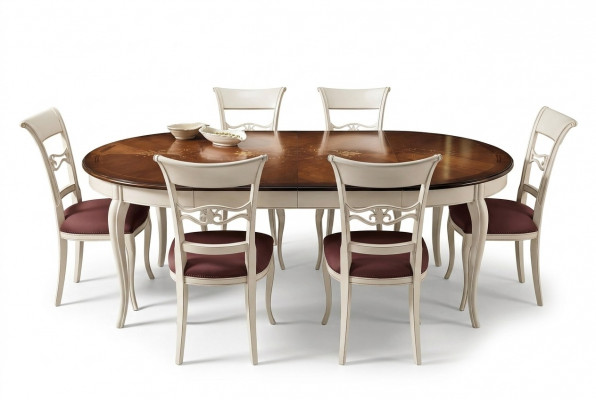 Massivholz Stiitchen Iesszëmmer Design Stull mat geschnëtzten Musteren Sëtzmiwwel Stull