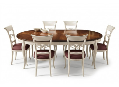 Massivholz Stiitchen Iesszëmmer Design Stull mat geschnëtzten Musteren Sëtzmiwwel Stull