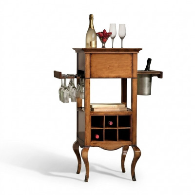 Bar Schaf Weinschaf Kommoden Holz Vitrin Hausbar Hotel Qualitéit Zëmmerbar