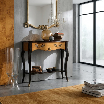 Konsolendësch Holz Dësch Konsole Säitestull Luxus Dëscher Säitestiller Konsolen Neit