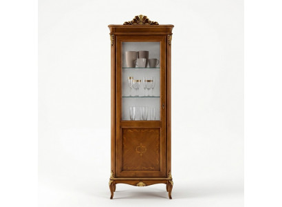 Wunnzëmmer Kommode Glas Schaf Vitrin Iesszëmmer Kommode Holz Schief Miwwelen